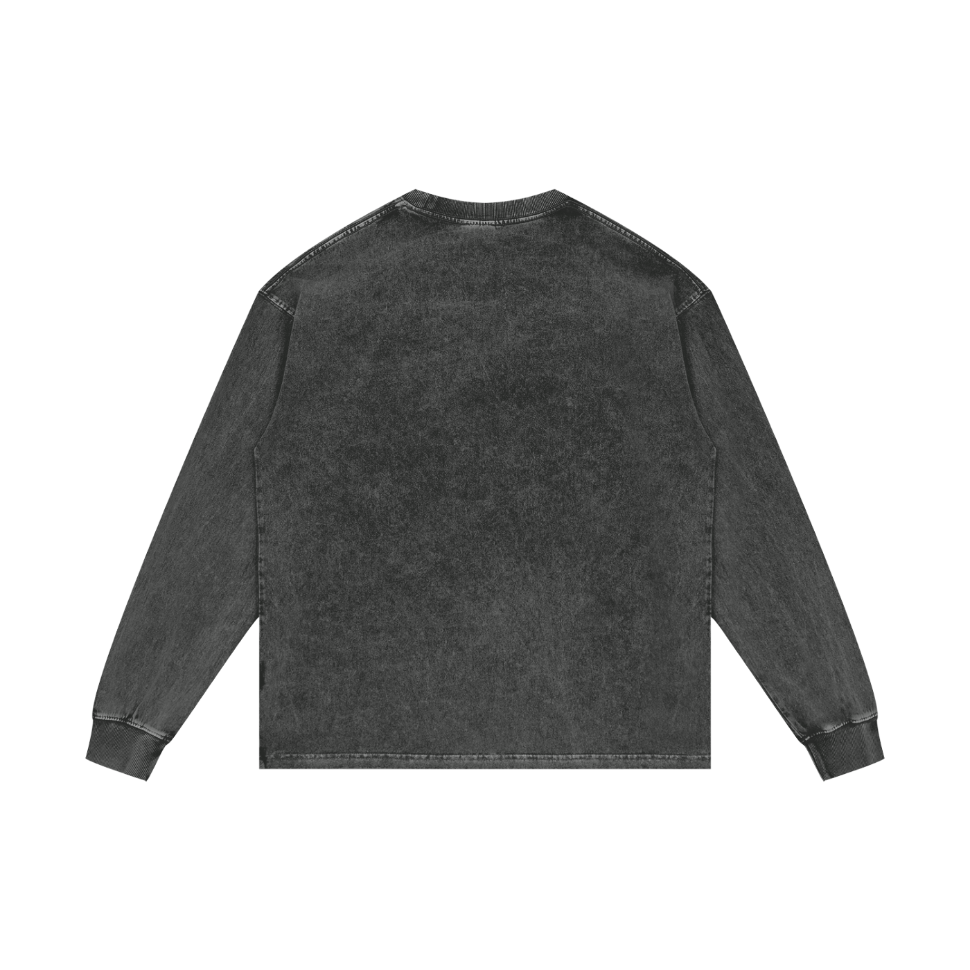 ABSTRACT EXPRESSION Acid Wash Oversize Long Sleeve T-Shirt by ODMPOD
