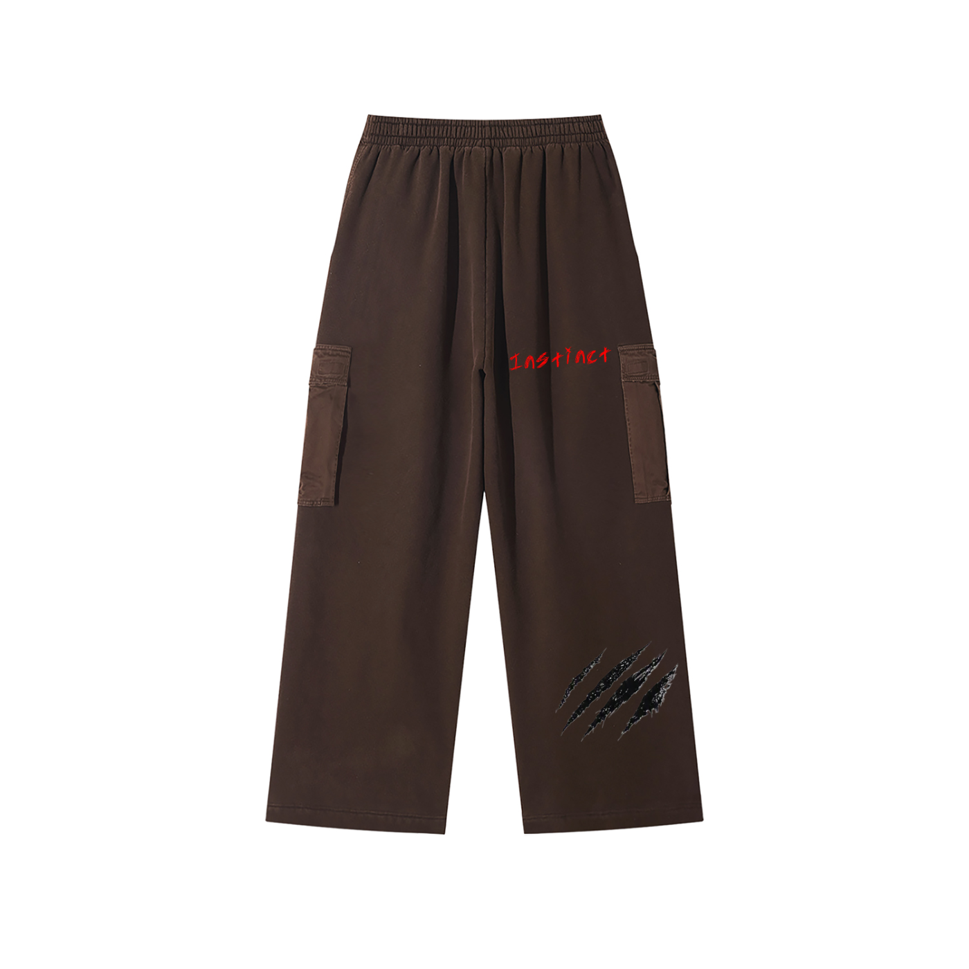 Unisex Sunfade Washed Fleece Cargo Pants by ODMPOD
