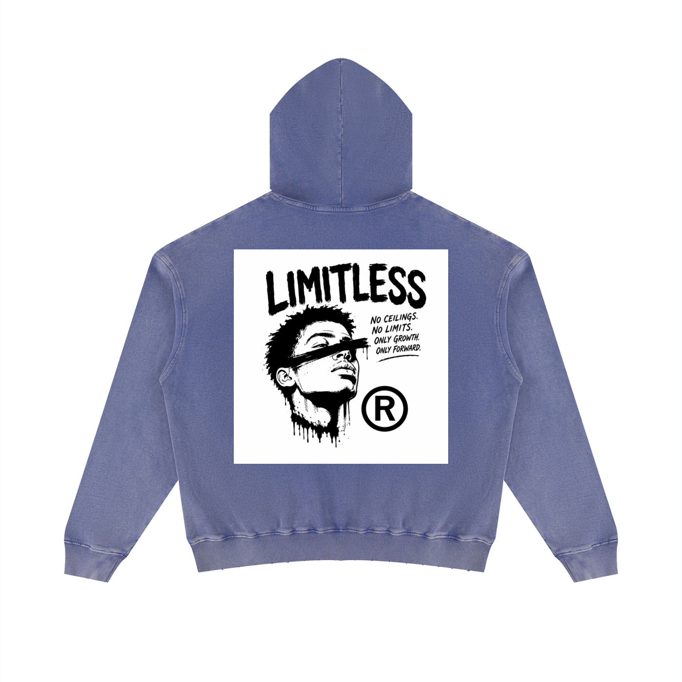 Limitless Mineral Wash Distressed Hoodie by ODMPOD