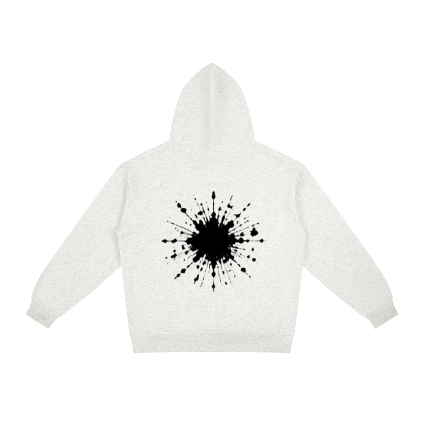 Abstract expression Relaxed Fit Hoodie by ODMPOD