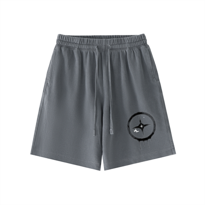 Solar Vintage Wash Cotton Shorts by ODMPOD