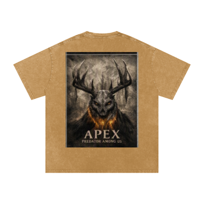 Snow Washed Oversized Cotton T-Shirt by ODMPOD