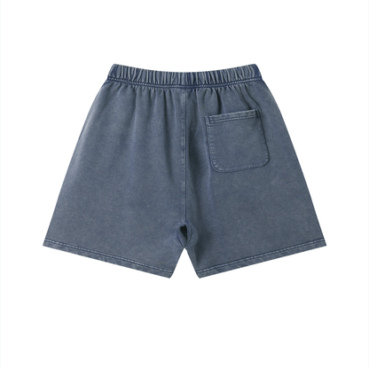 Solar Vintage Wash Cotton Shorts by ODMPOD