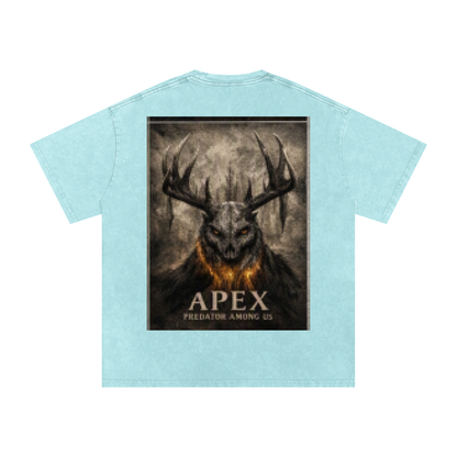 Snow Washed Oversized Cotton T-Shirt by ODMPOD