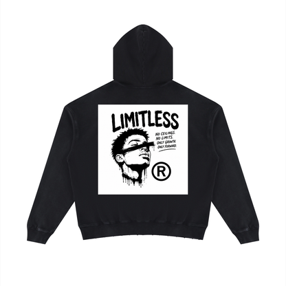 Limitless Mineral Wash Distressed Hoodie by ODMPOD