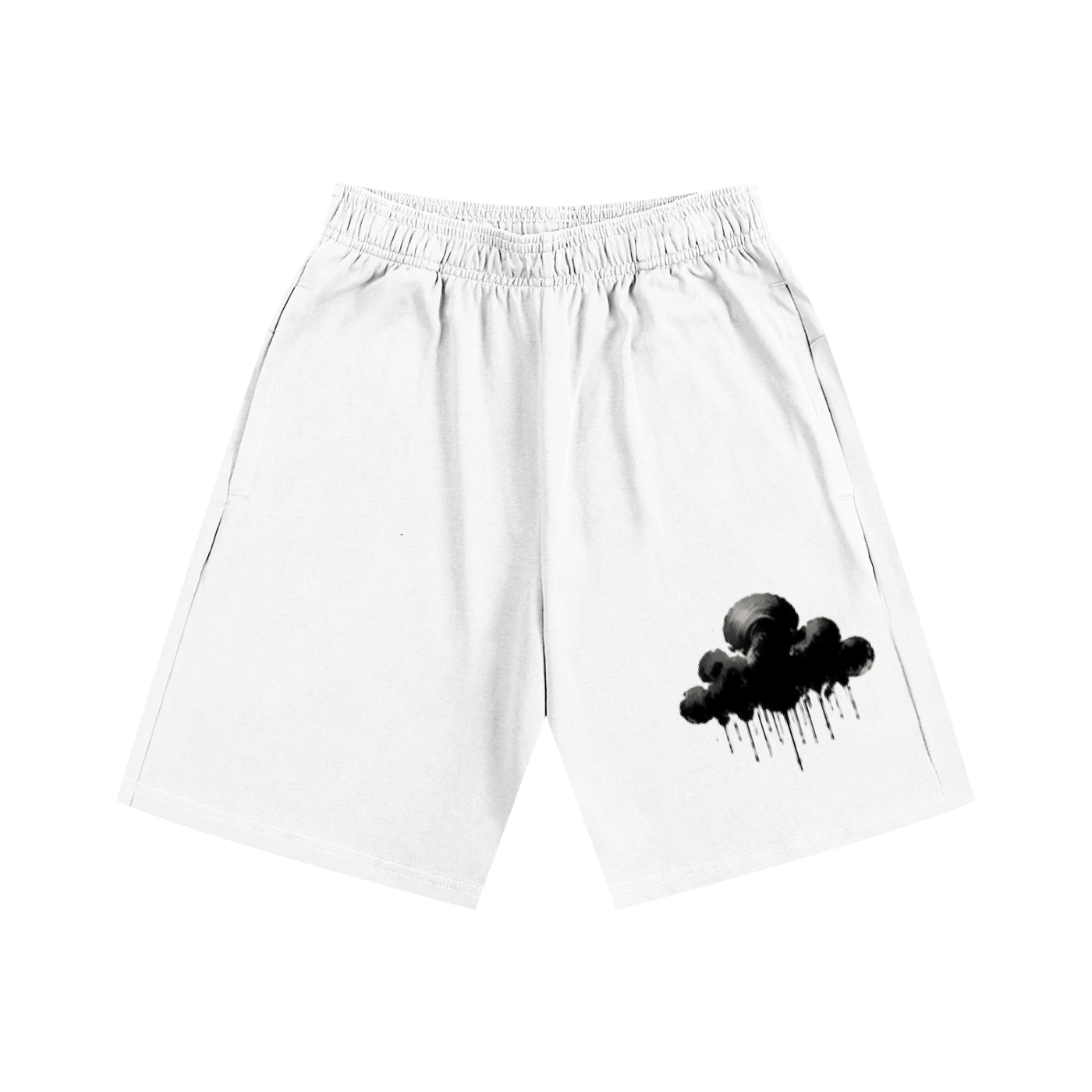 Abstract expression Essential Heavyweight Cotton Shorts by ODMPOD