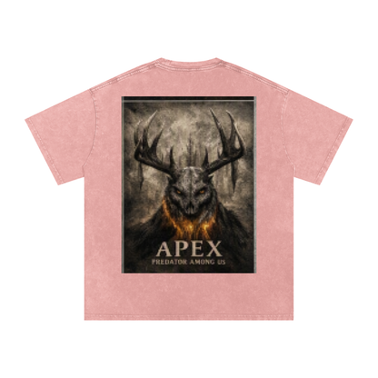 Snow Washed Oversized Cotton T-Shirt by ODMPOD