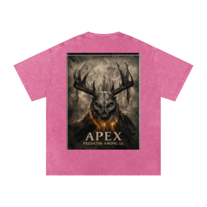 Snow Washed Oversized Cotton T-Shirt by ODMPOD