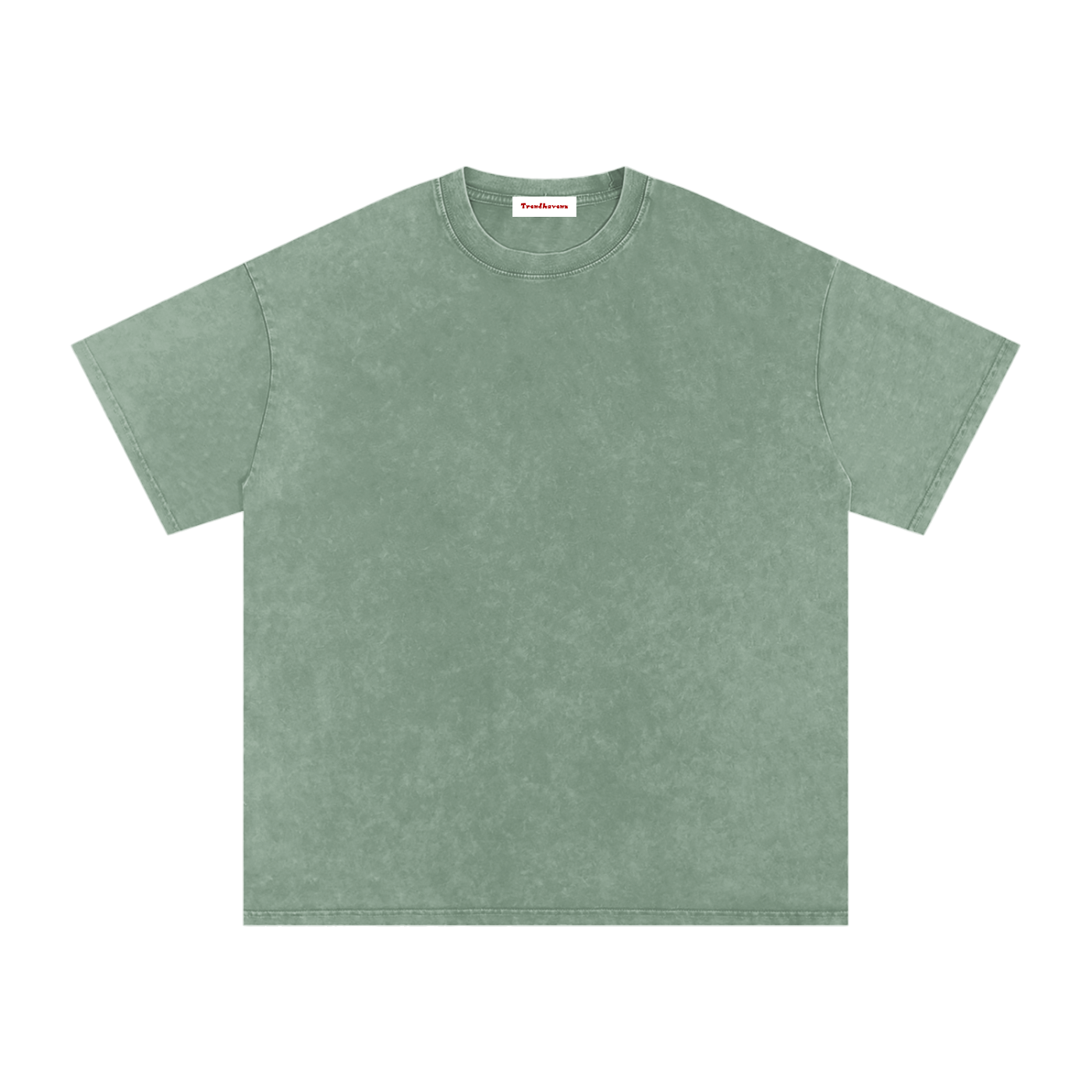 Snow Washed Oversized Cotton T-Shirt by ODMPOD
