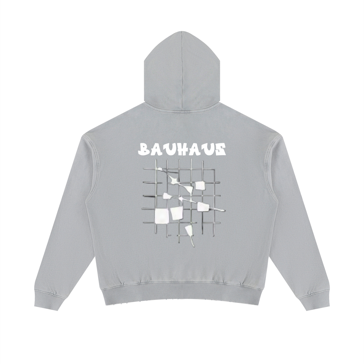 BAUHAUS Mineral Wash Distressed Hoodie by ODMPOD