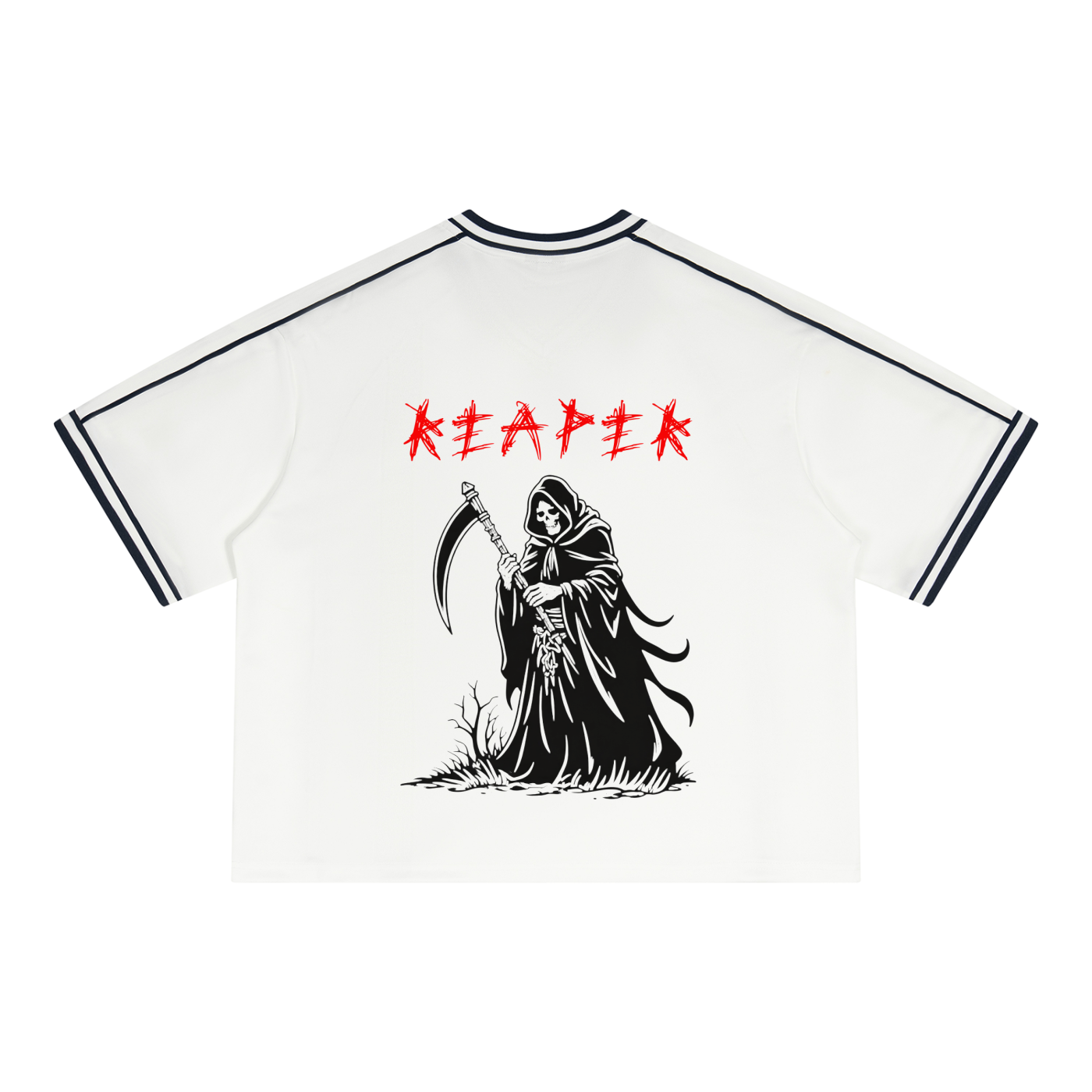 Grim Reaper #99 Boxy V-Neck Soccer Jersey by ODMPOD
