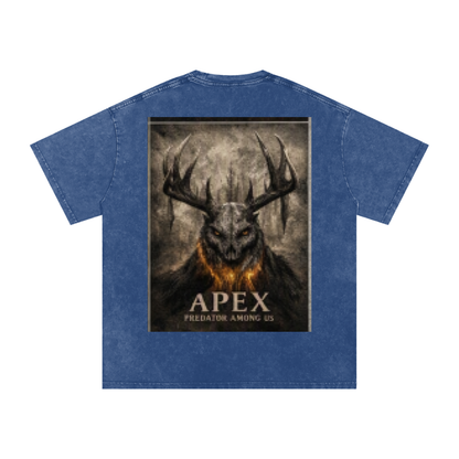 Snow Washed Oversized Cotton T-Shirt by ODMPOD