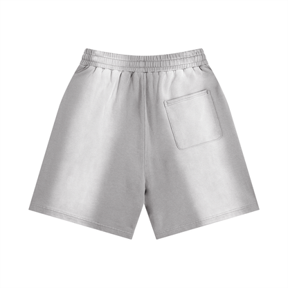 BAUHAUS Sun Fade Distressed Shorts by ODMPOD