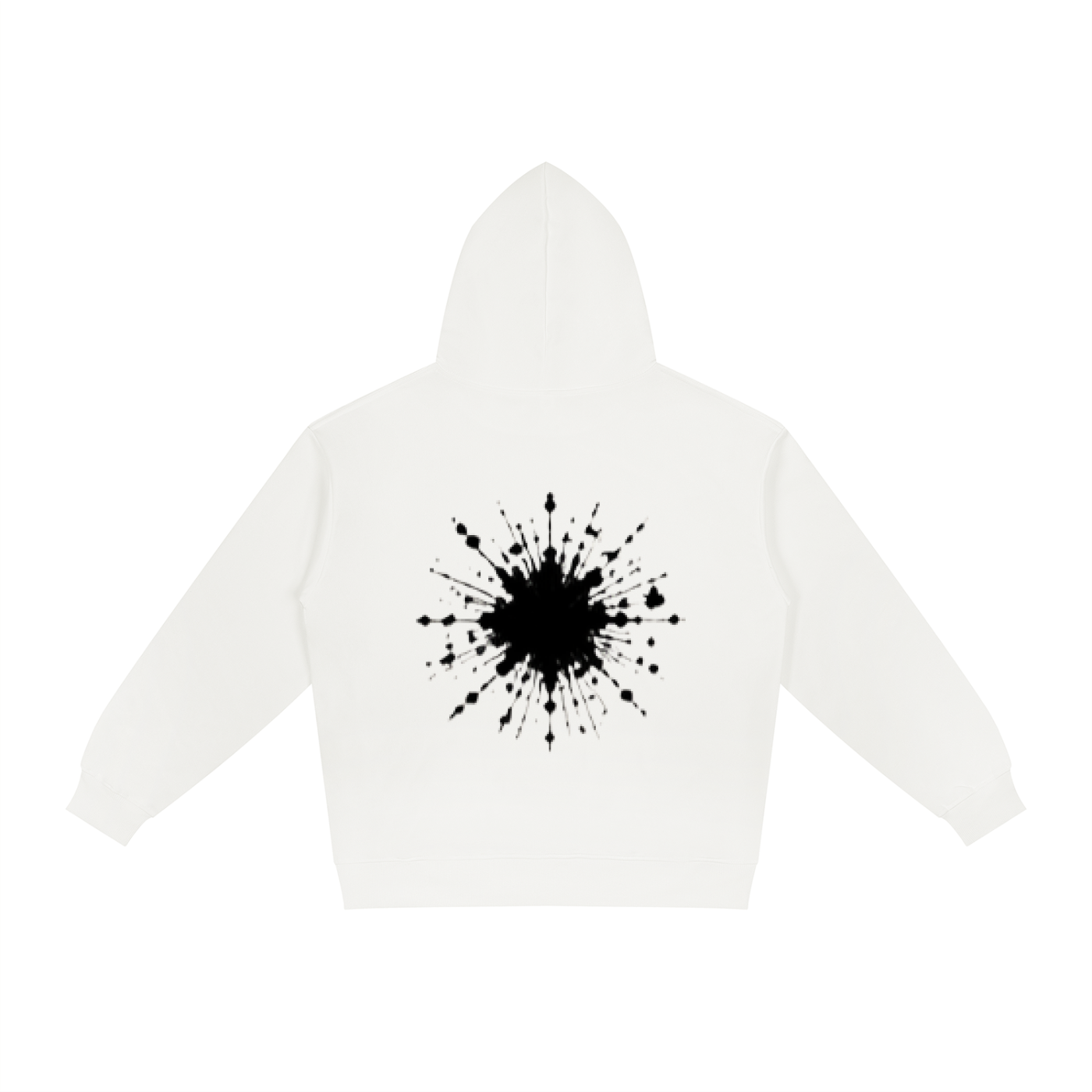 Abstract expression Relaxed Fit Hoodie by ODMPOD