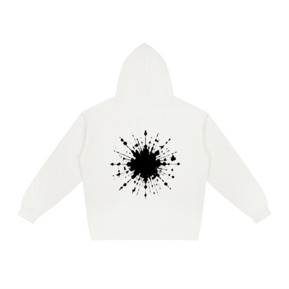 Abstract expression Relaxed Fit Hoodie by ODMPOD