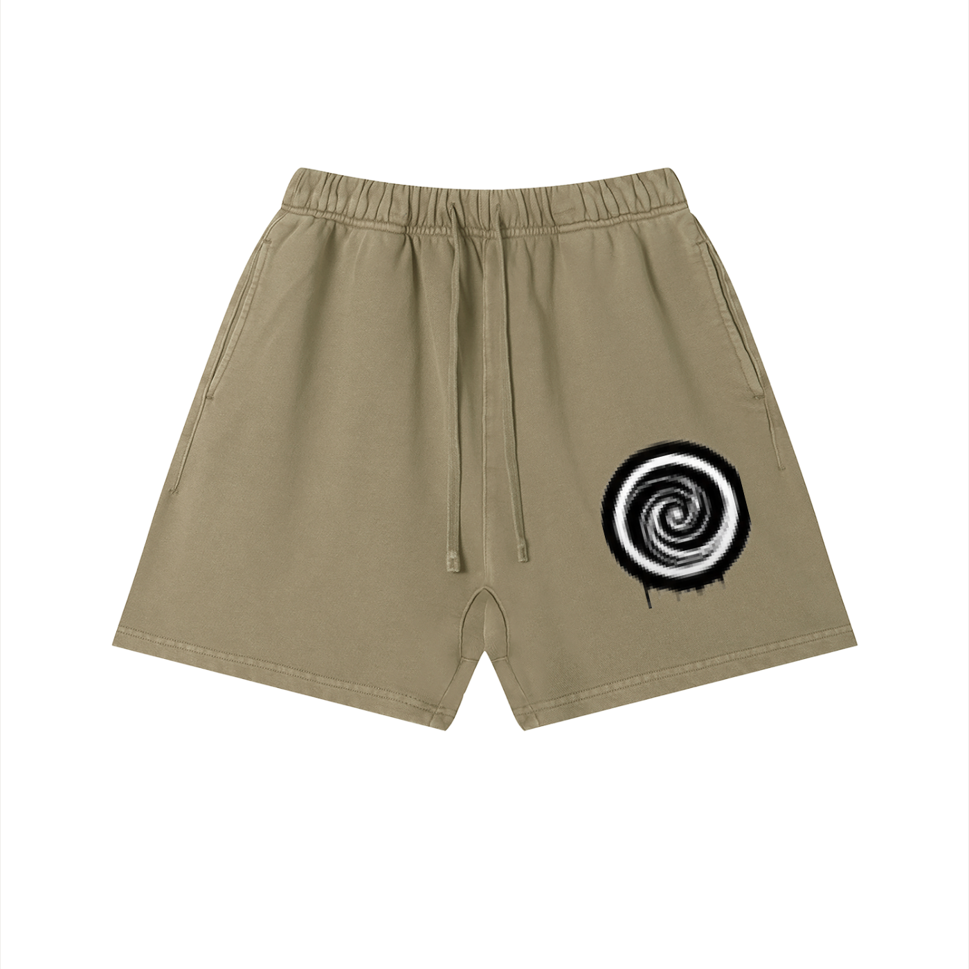 Solar Vintage Wash Cotton Shorts by ODMPOD