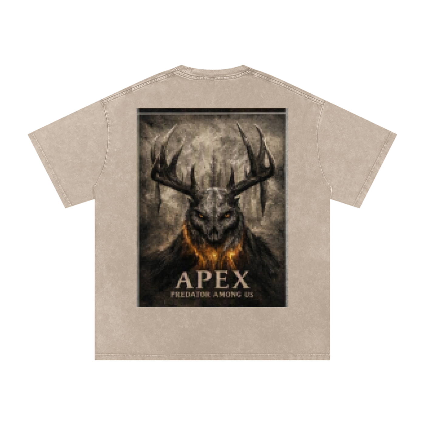 Snow Washed Oversized Cotton T-Shirt by ODMPOD