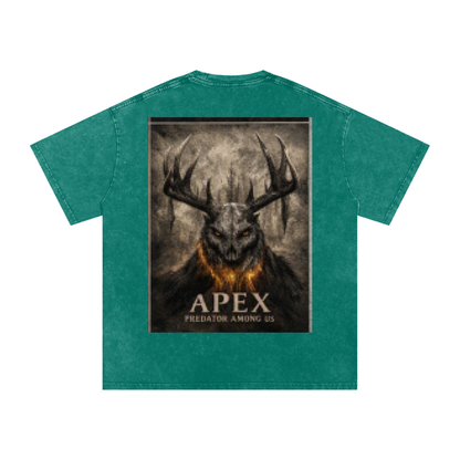Snow Washed Oversized Cotton T-Shirt by ODMPOD
