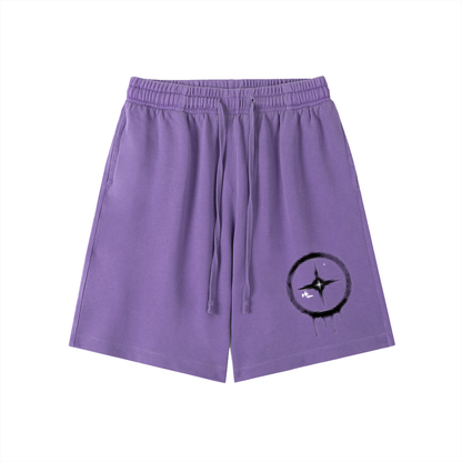 Solar Vintage Wash Cotton Shorts by ODMPOD