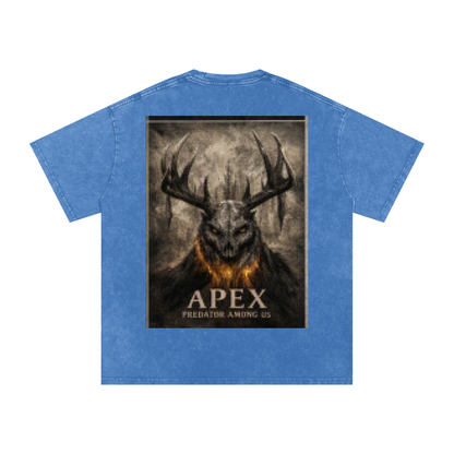 Snow Washed Oversized Cotton T-Shirt by ODMPOD