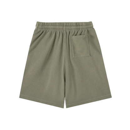 Solar Vintage Wash Cotton Shorts by ODMPOD