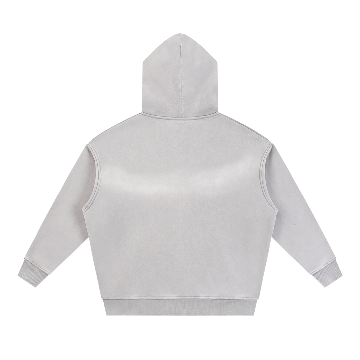 ABSTRACT EXPRESSION Sunfade Two-way Zipper Boxy Fleece Hoodie by ODMPOD