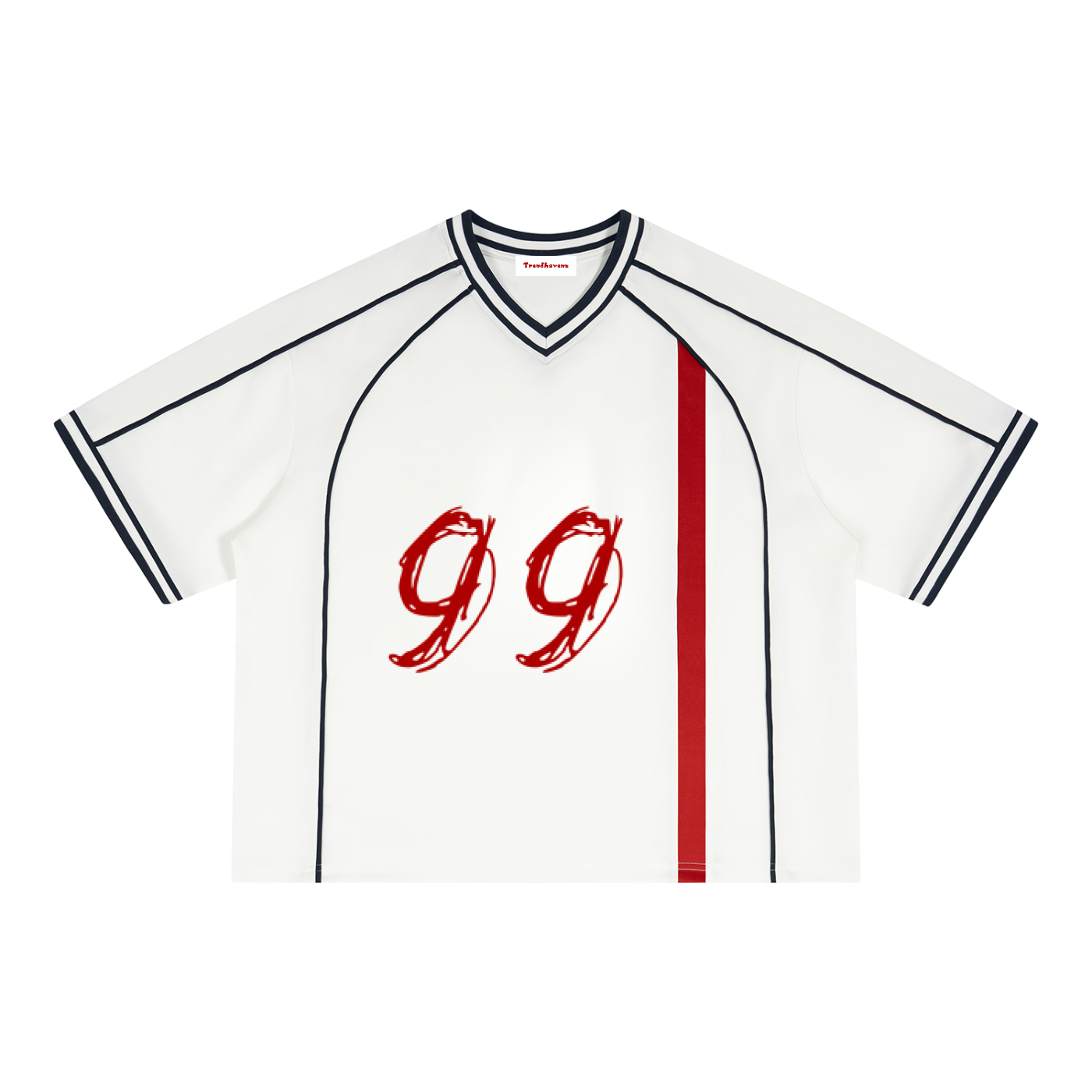 Grim Reaper #99 Boxy V-Neck Soccer Jersey by ODMPOD
