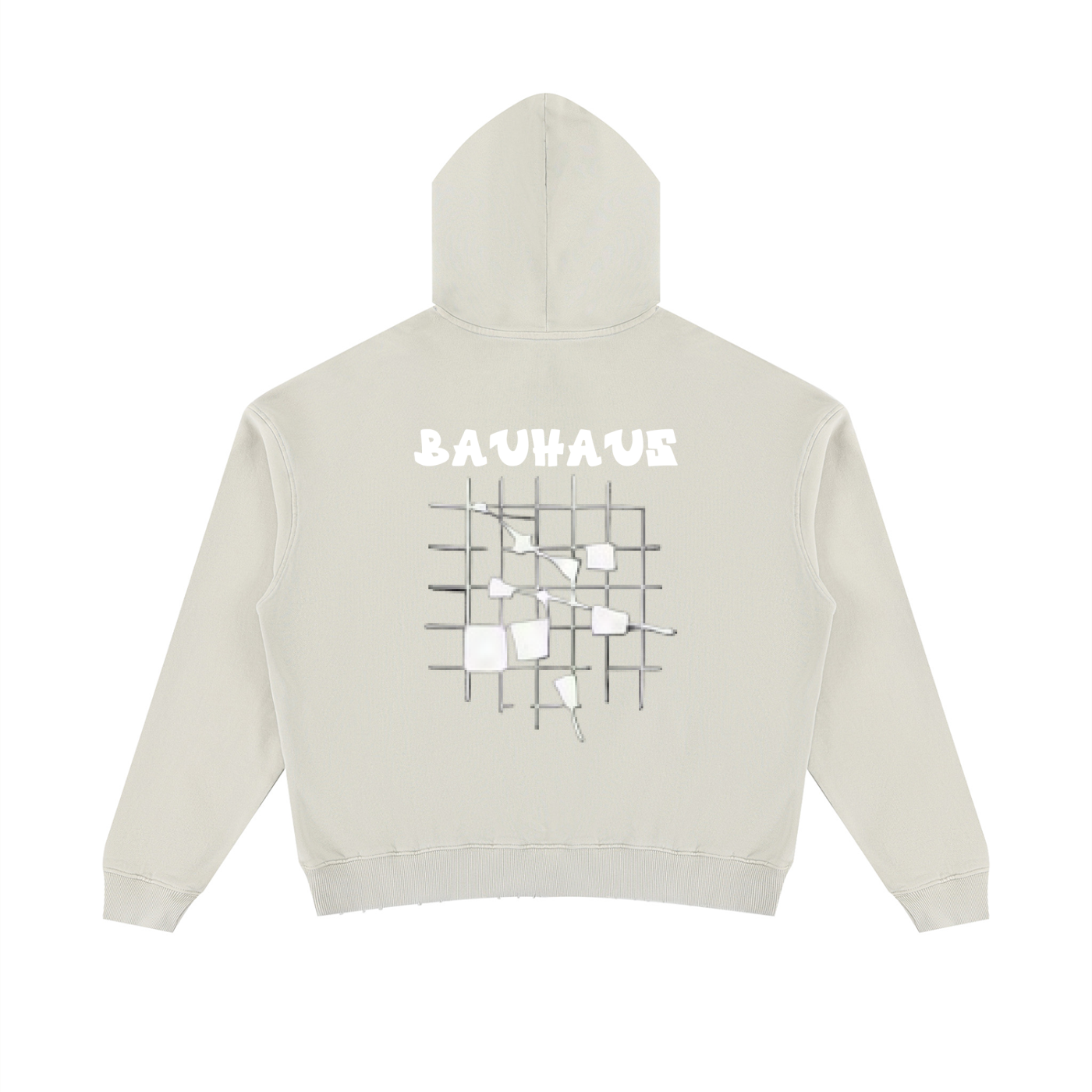 BAUHAUS Mineral Wash Distressed Hoodie by ODMPOD
