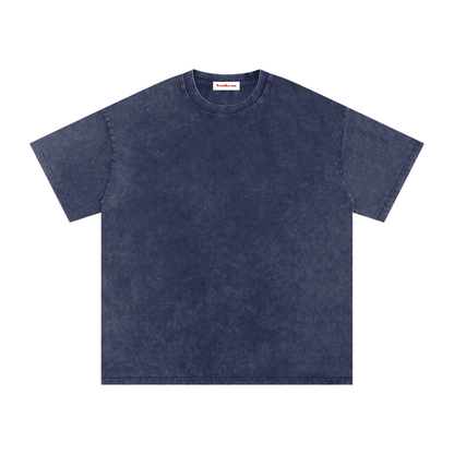 Snow Washed Oversized Cotton T-Shirt by ODMPOD