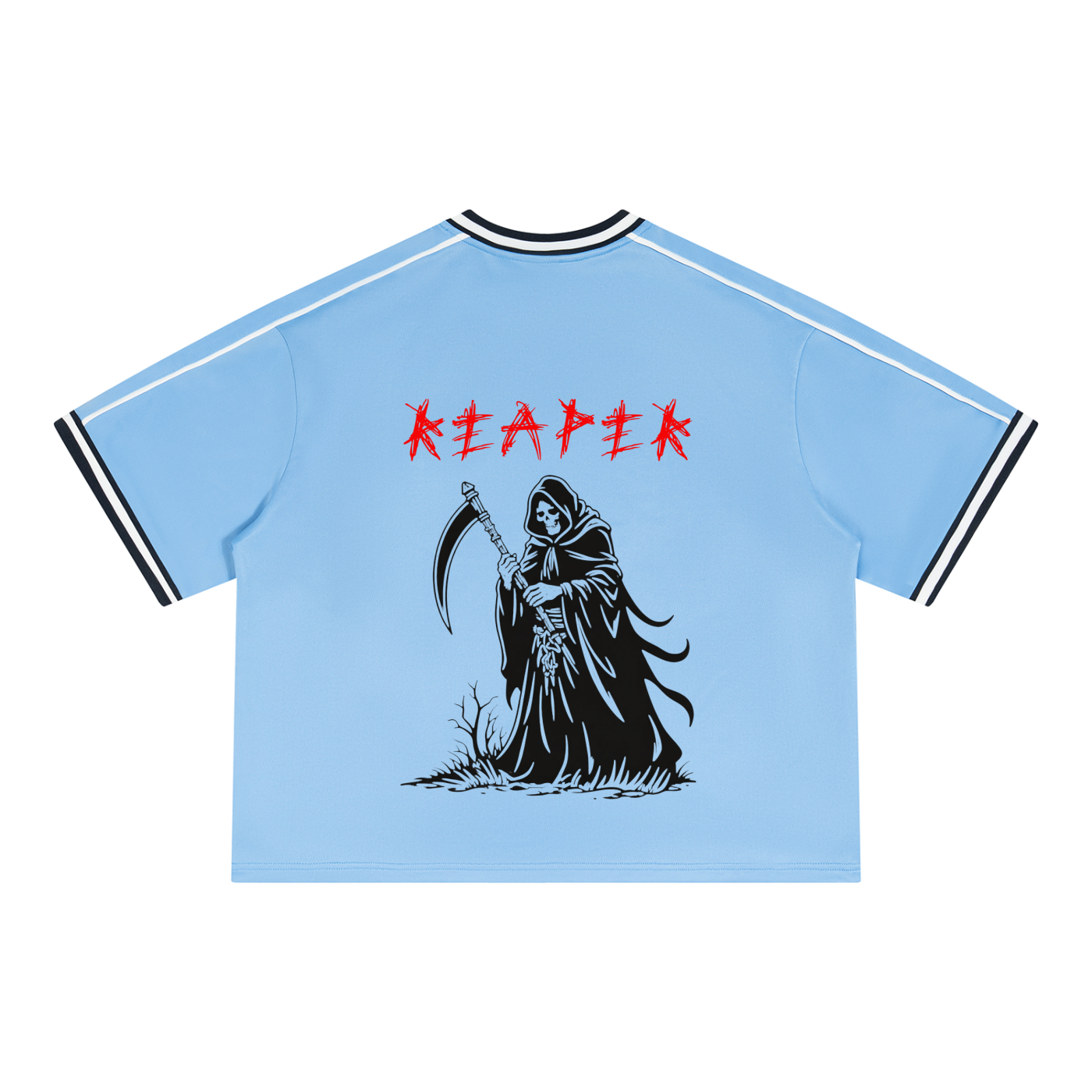 Grim Reaper #99 Boxy V-Neck Soccer Jersey by ODMPOD