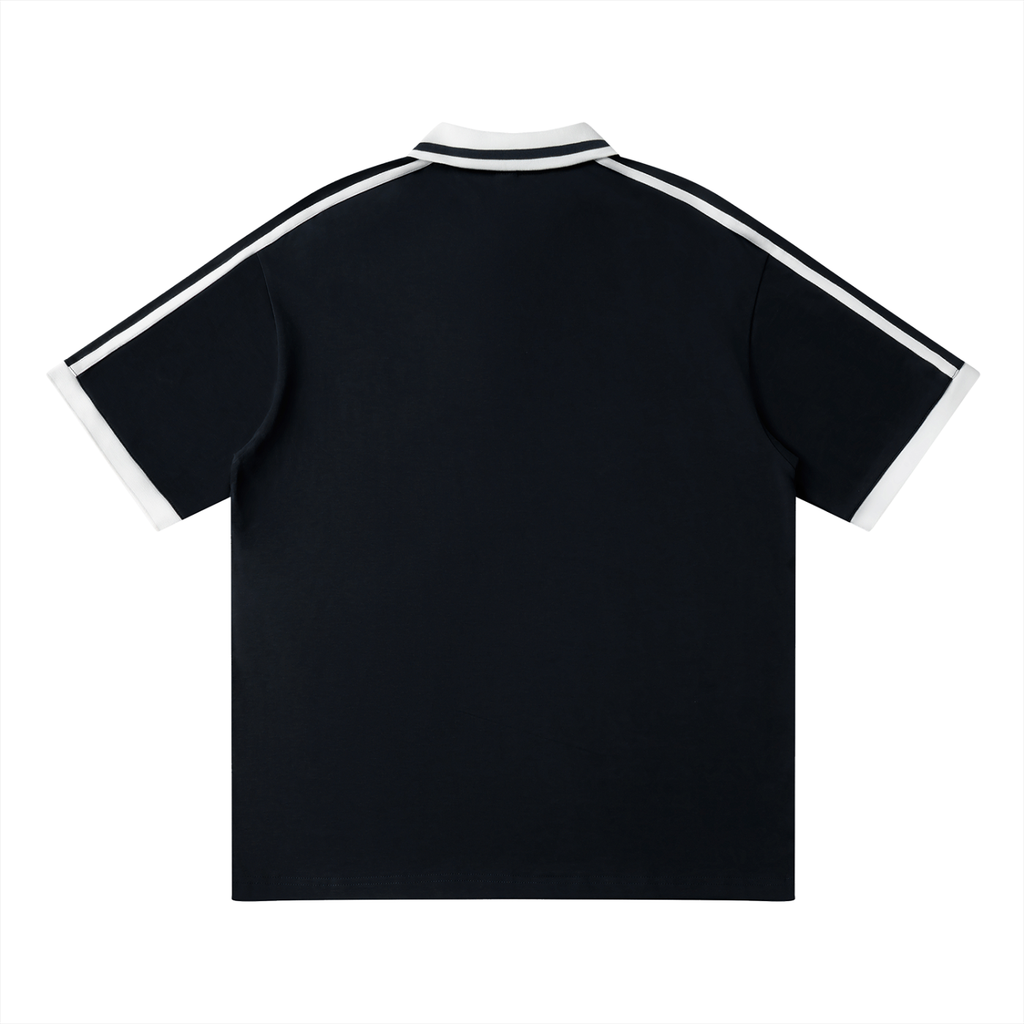 Unisex Contrast Piping Polo Shirt by ODMPOD