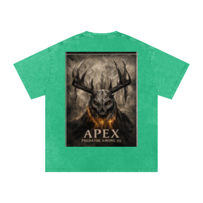 Snow Washed Oversized Cotton T-Shirt by ODMPOD