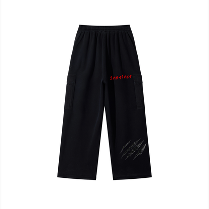 Unisex Sunfade Washed Fleece Cargo Pants by ODMPOD