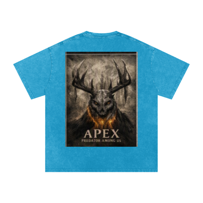 Snow Washed Oversized Cotton T-Shirt by ODMPOD