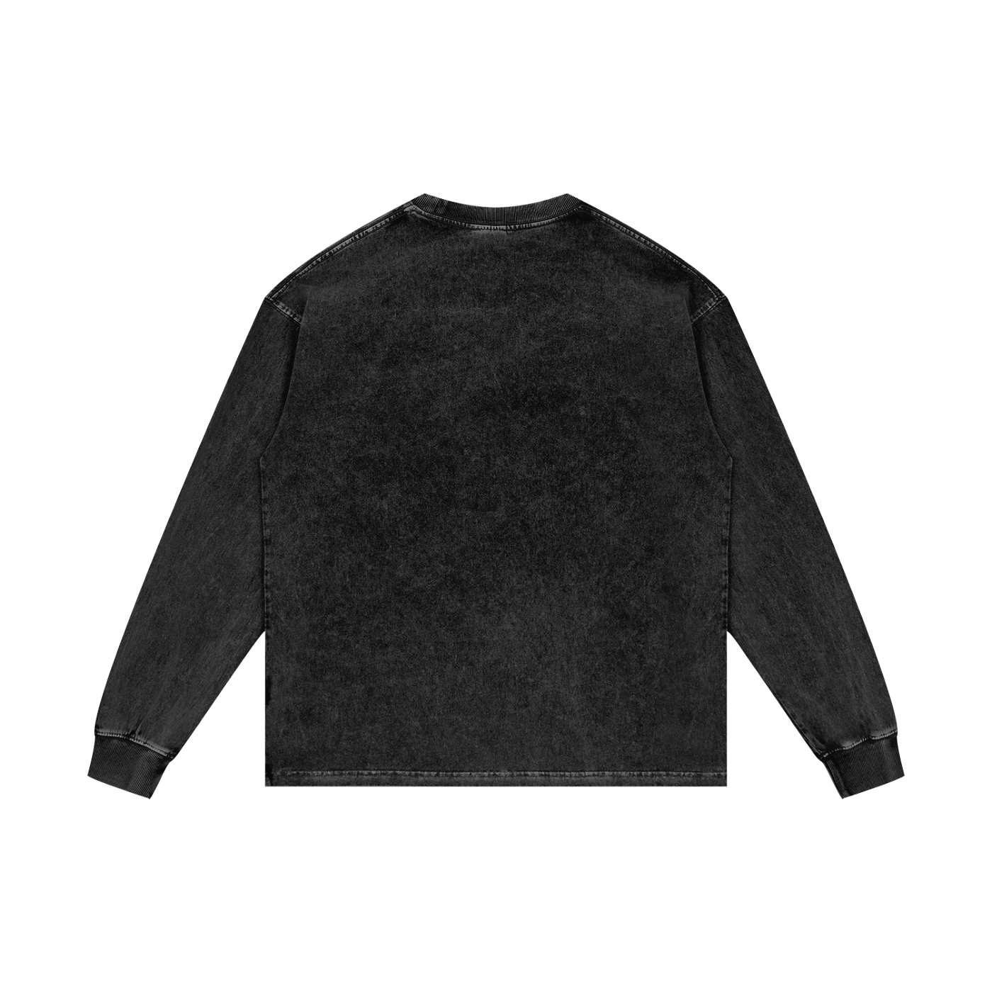 ABSTRACT EXPRESSION Acid Wash Oversize Long Sleeve T-Shirt by ODMPOD