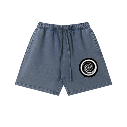 Solar Vintage Wash Cotton Shorts by ODMPOD