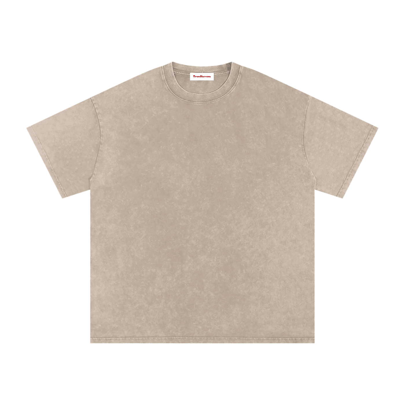 Snow Washed Oversized Cotton T-Shirt by ODMPOD