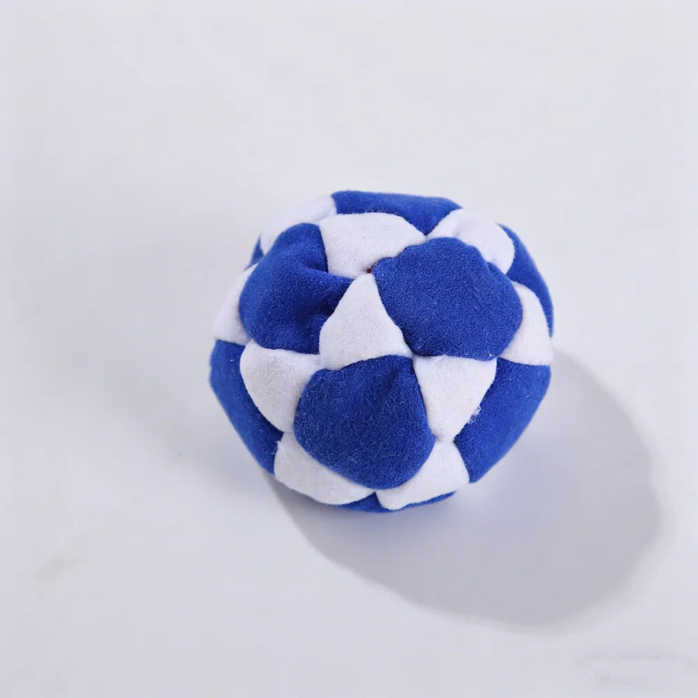 Hacky Sack Hand-Made Knitted Footbag Sacks Assorted Foot Bag Crochet Hackys Ball for Adults, Hackys Bag Set Juggling Balls
