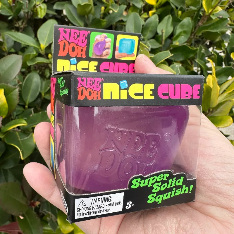 Needoh  Nice Cube Sensory Stress Reliever Fidget Tool for Anxiety & Focus Desk Sensory Cube for Adults & Kids