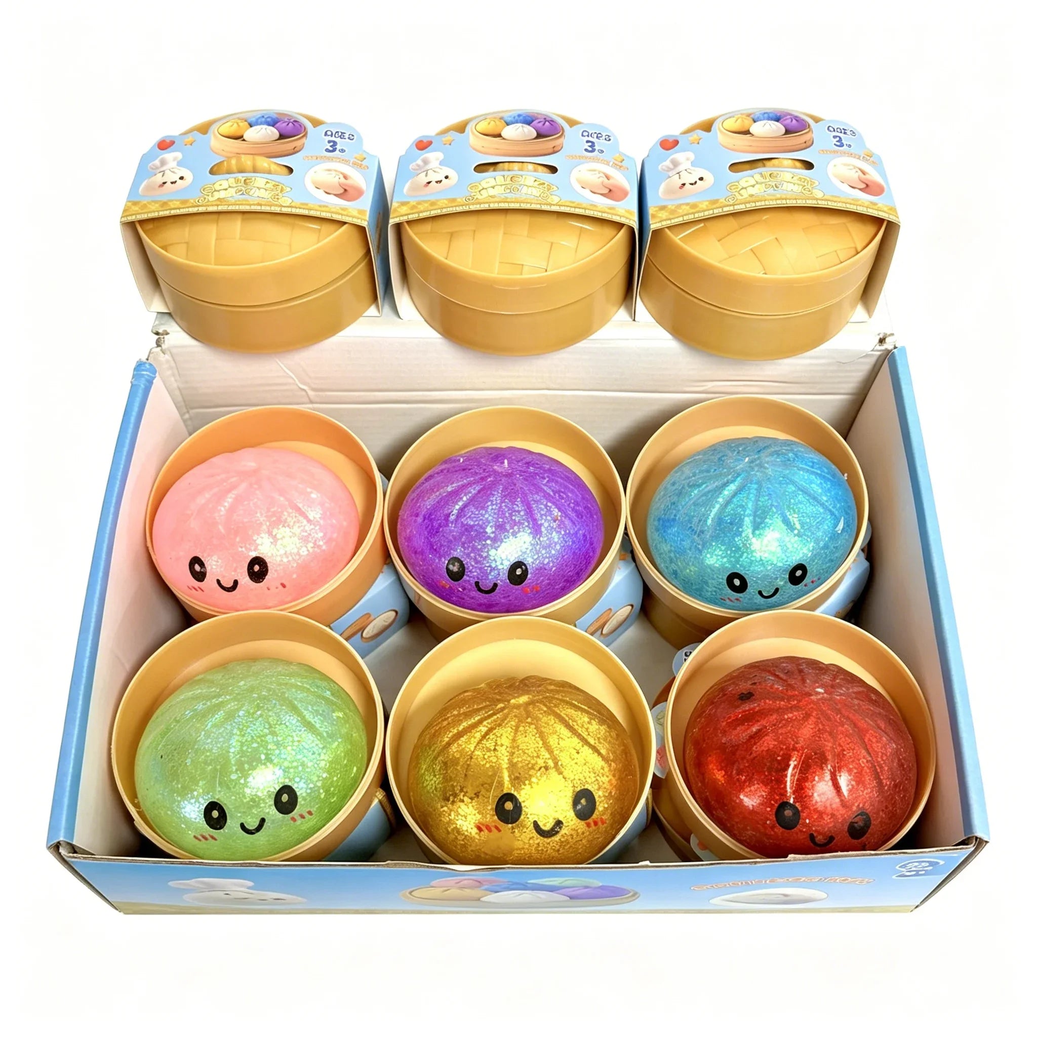 Dumpling Squishy Mysteries Dumplings Stress Relief Fidget Toys Home Office Desk Accessories Party Gift Mystery Dumpling Squishy