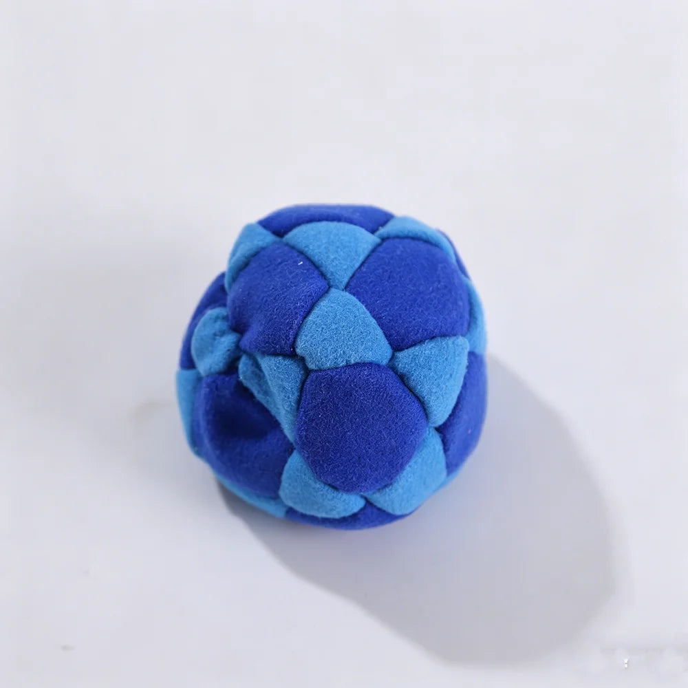 Hacky Sack Hand-Made Knitted Footbag Sacks, Assorted Foot Bag Crochet Hackys Ball for Adults,Juggling Balls for Beginners