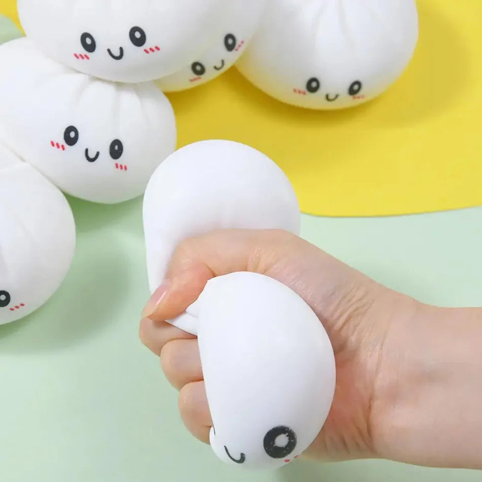 Dumpling Pressure Dumpling Squishies Kawaii Mini Food Shape Squishy Toy Slow Rise Sensory Fidget Stress Relief Party Favor Gifts
