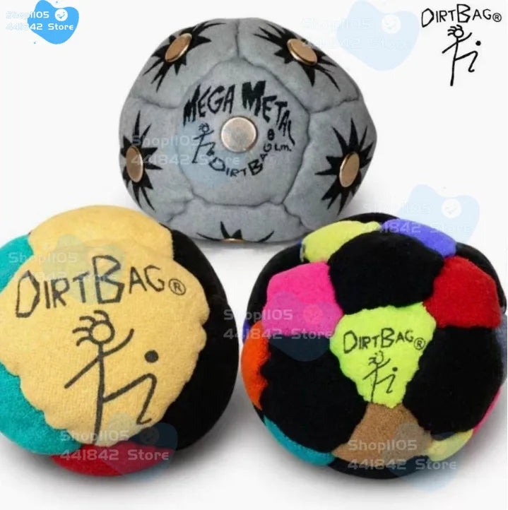 2026 DirtBag Hacky Sack Foot Bag Footbag for Adults 3 Pack Set Professional Sand Filled Hackey Sack Ball Durable Footbags