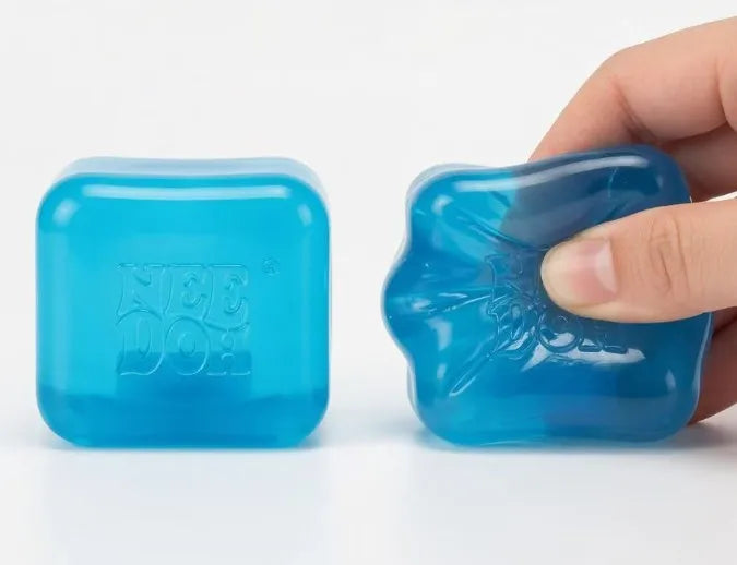 Needoh4 color ice cube shaped sensory toy, super solid pressure relief, adult anxiety relief, relaxation and decompression toy