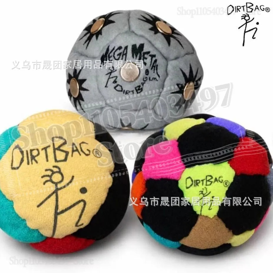 New DirtBag Hacky Sack Foot Bag Footbag for Adults 3 Pack Set Professional Sand Filled Hackey Sack Ball Durable Footbags