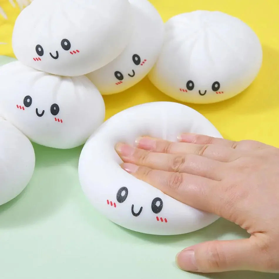 Dumpling Pressure Dumpling Squishies Kawaii Mini Food Shape Squishy Toy Slow Rise Sensory Fidget Stress Relief Party Favor Gifts