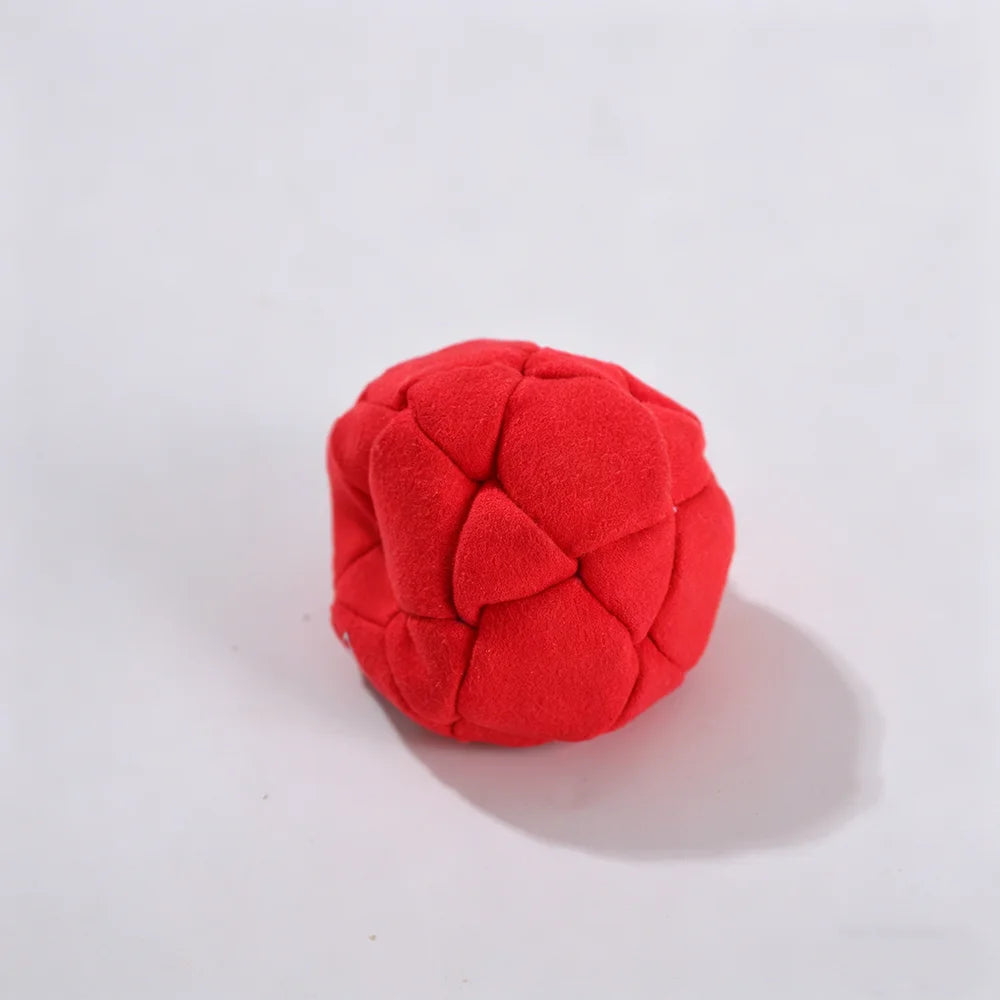 Hand-Made Knitted Footbag Sacks, Hacky Sack Assorted Foot Bag Crochet Hackys Ball for Adults, Juggling Balls for Beginners