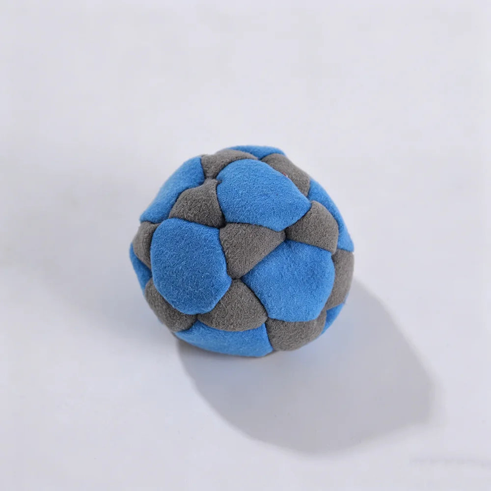 Hacky Sack Hand-Made Knitted Footbag Sacks Assorted Foot Bag Crochet Hackys Ball for Adults, Hackys Bag Set Juggling Balls