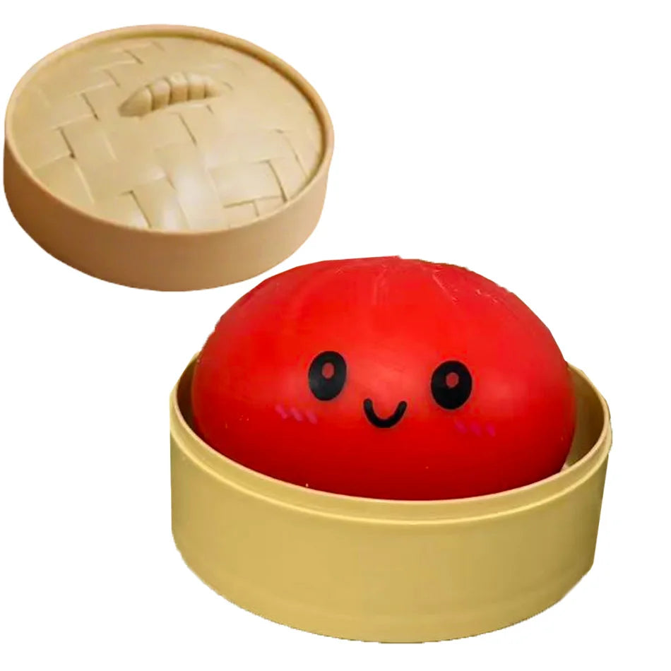 Dumpling Pressure Dumpling Squishies Kawaii Mini Food Shape Squishy Toy Slow Rise Sensory Fidget Stress Relief Party Favor Gifts