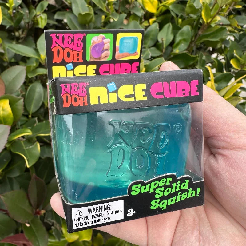 Needoh  Nice Cube Sensory Stress Reliever Fidget Tool for Anxiety & Focus Desk Sensory Cube for Adults & Kids